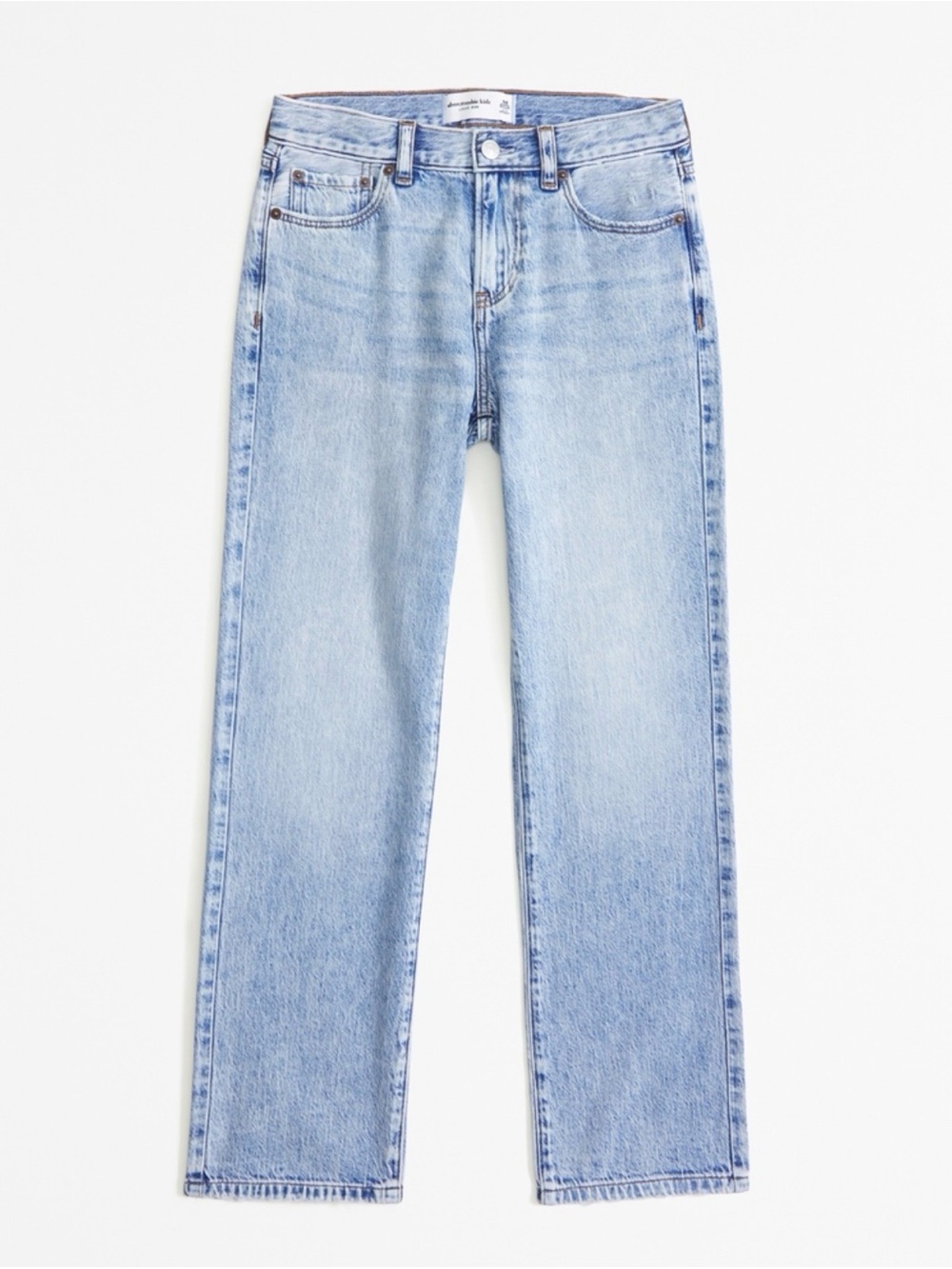 A&F Boys Loose Jean light wash Size 7/8 Regular